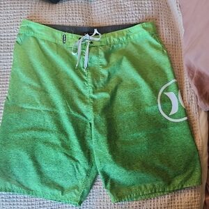 Hurley Men's Green Swim Shorts